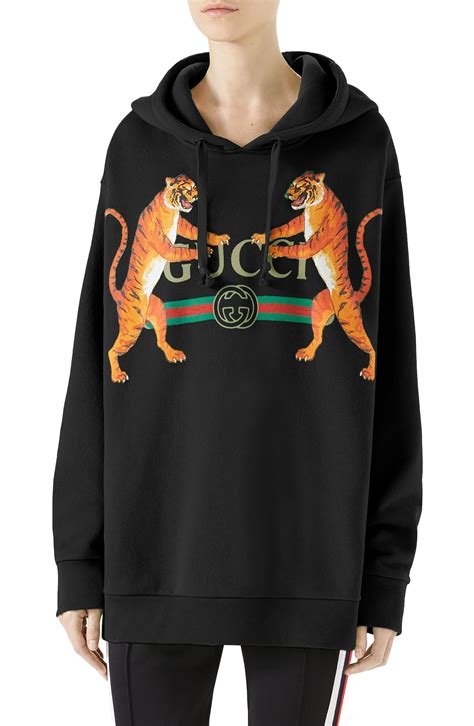 gucci tiger logo sweatshirt